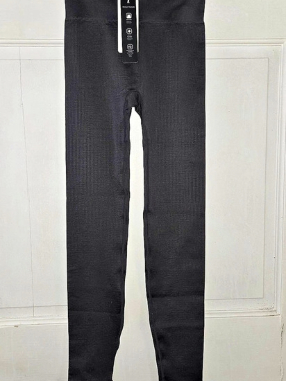 Pink Soda Sport Rib Leggings Black XXS NWT